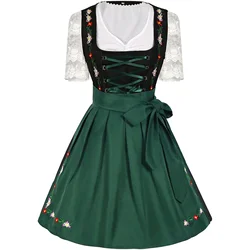 Oktoberfest Costumes Women Dirndl Dress German Bavarian Traditional Beer Girl Costume Cosplay Carnival Party Dresses Vestidos