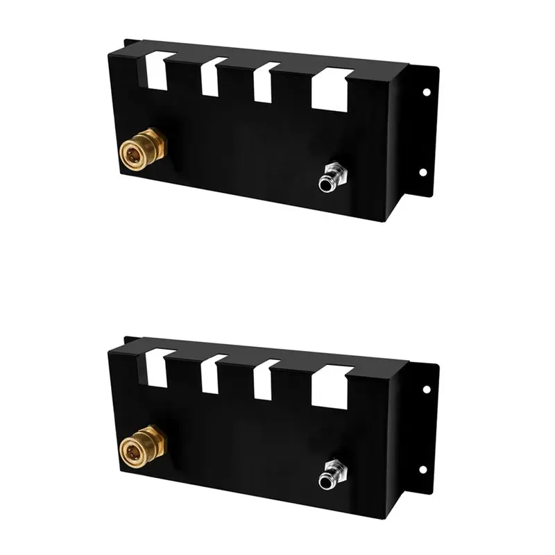A20F-2Set Pressure Washer Tool Holder Power Washer Snow Foam Cannon Wall Mounted 1/4Inch Quick Connect Organizer