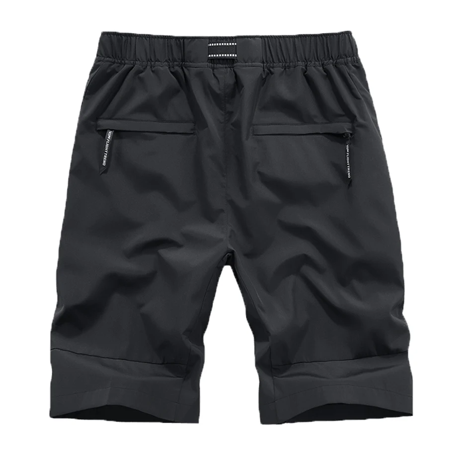 Men's Shorts Streetwear Ribbon Pockets Techwear Shorts Summer Military Tactical Black Short Pants Harajuku Function Bottoms