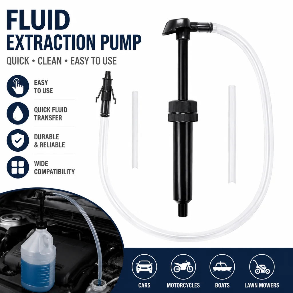 8/30CC Automotive Oil Extractor Manual Siphon Pump Gallon Bottle And Wide Mouth Quarter Bottle Gear Oil Pump Automotive Parts