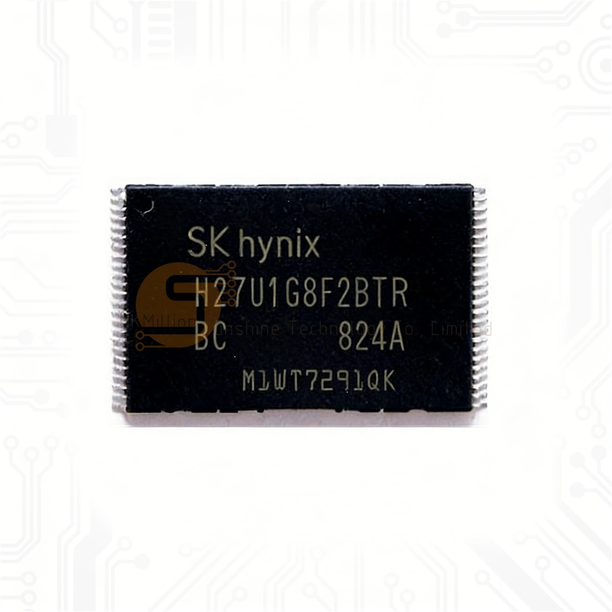 2pcs H27UBG8T2BTR-BC NAND Flash Chip 4GB 32Gb TSOP-48 Memory IC