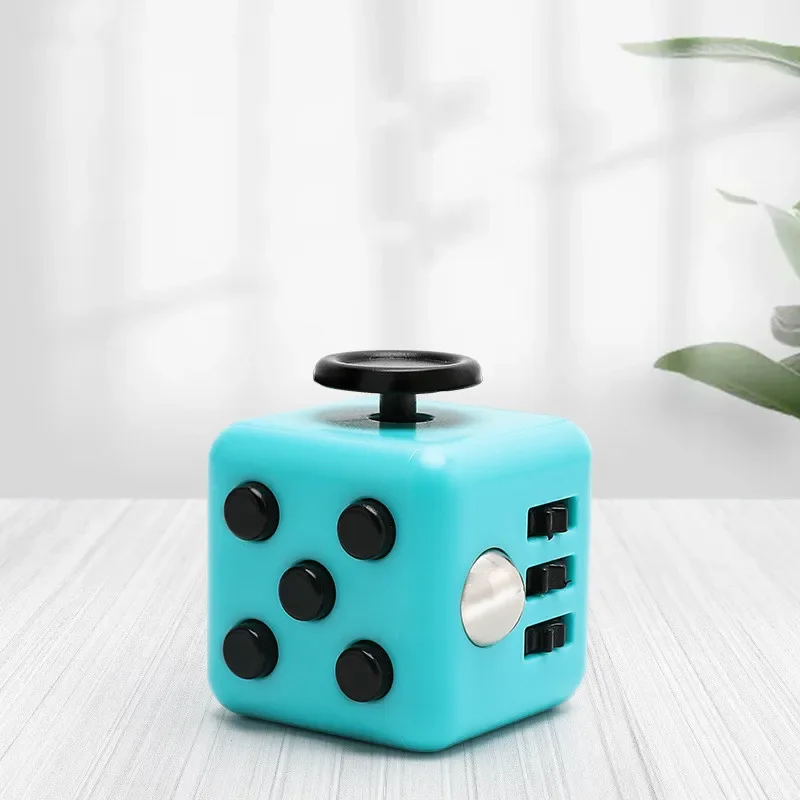 Adult Fidget Toys cubHand Pinching Venting Anti  Anxiety 6sided Playable Decompression Anti-Stress Relief Toy Dice Magic Cub