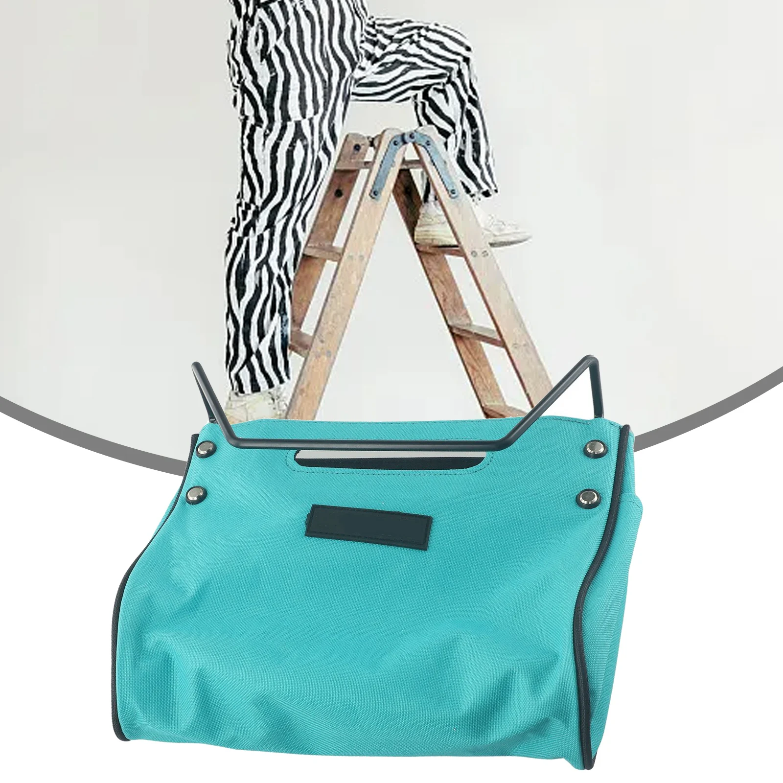 New Practical Tool Bag Ladder With Elastic Band Electricians Ladder Tool Bag Maintenance Tool Oxford Cloth New