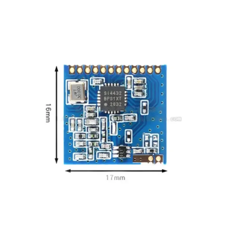 SI4432 remote wireless module/through-the-wall King with spring antenna   communication 470/868/915MHz