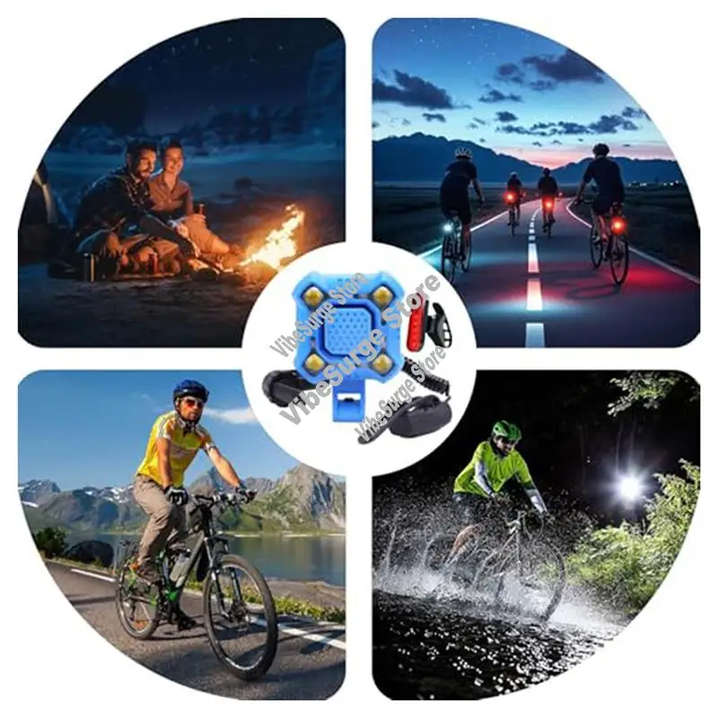 

ABWY-Bike Horn с широкодиапазонным прожектором, USB-перезаряжаемый велосипедный звуковой сигнал с подсветкой, для горных велосипедов, скутеров