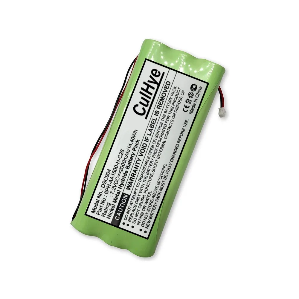 Batería de repuesto de 7,2 V Ni-Mh para alarma DSC 6PH-AA1500-H-C28, sistema de seguridad 9047 Powerseries, SCW9045, Sensor directo, 2000mAh