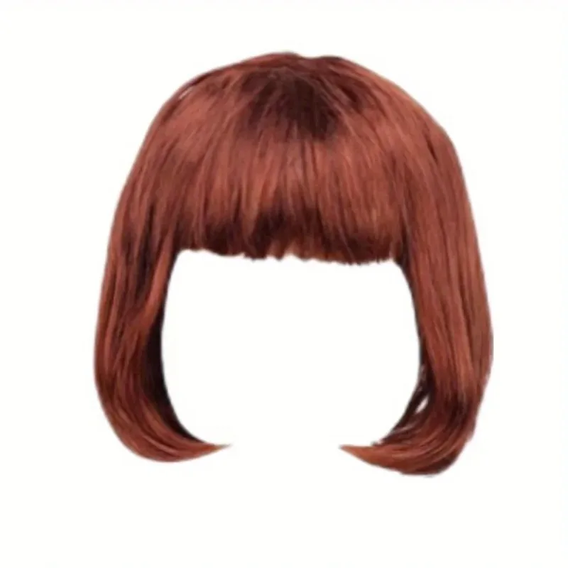 Ecoparty Halloween-Kostüm für Erwachsene, klassisches Filmcharaktere-Kostüm mit Bob-Perücke, langärmliges Rollkragen-Crop-Top