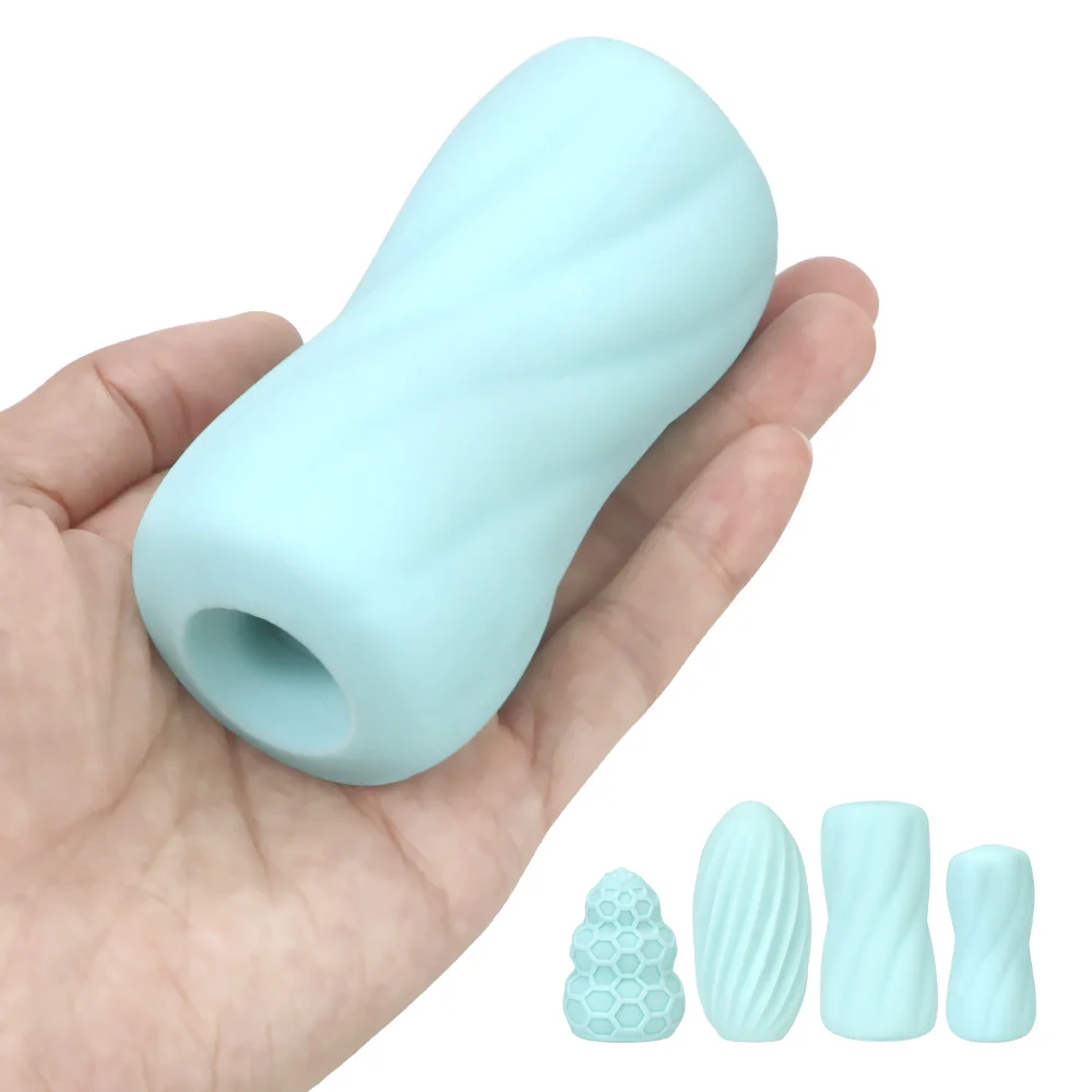 IKOKY Muscle Trailer Portable Masturbation Egg Device Sex Toys for Men Glans Sucking Male Masturbator Cup