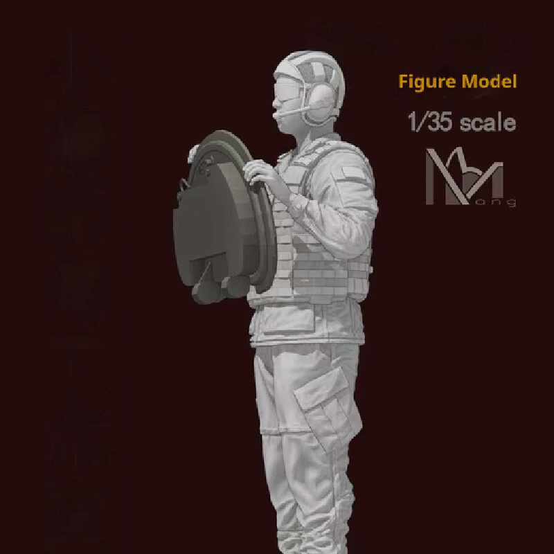 

1/35 Chinese Army Soldiersresin Model Figure Gk Micro Miniature 3d Printed White Model Toy Unassembled And Unpainted Kit