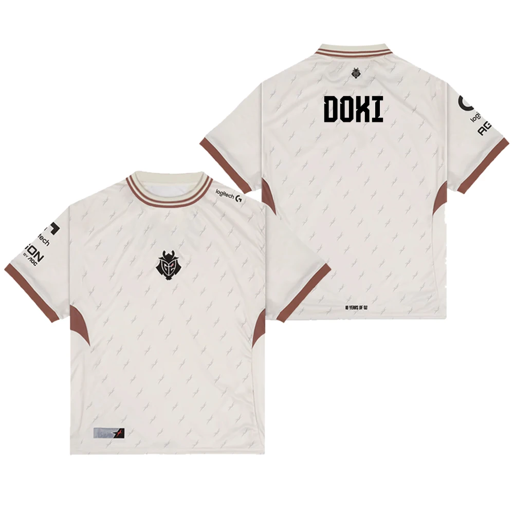 2025 جديد الصيف G2 Esports قوس قزح ستة برو الدوري موحدة جيرسي تنفس الرياضة عادية موضة المشجعين هدية للجنسين كبير تي شيرت