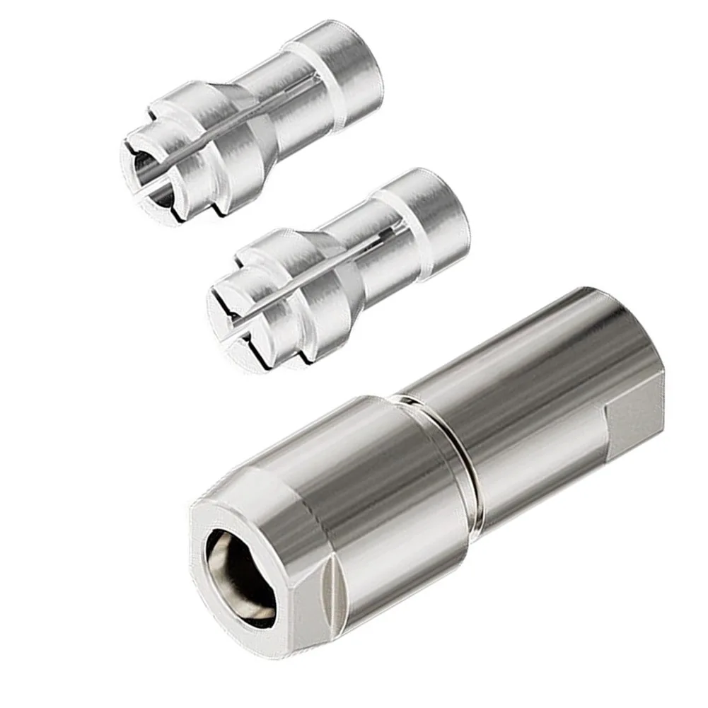 Die Grinder Style Conversion Kit for 5/8-11 Thread Angle Grinders Including 14mm and 18mm Collets and Long Reach Extension Rod