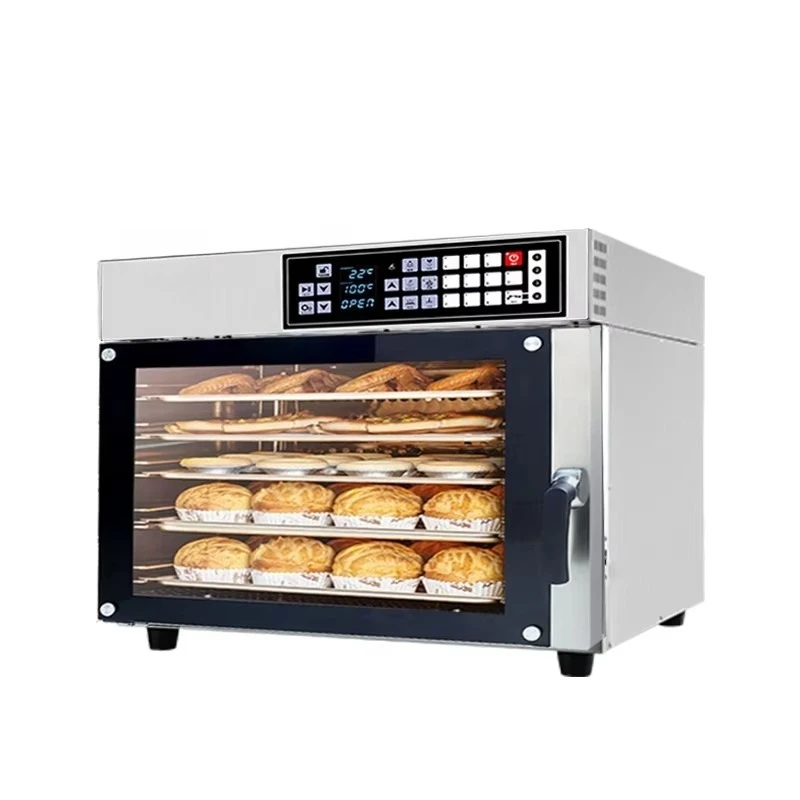 فرن الكيك الكهربائي فرن البيتزا الحراري بالهواء الساخن التجاري