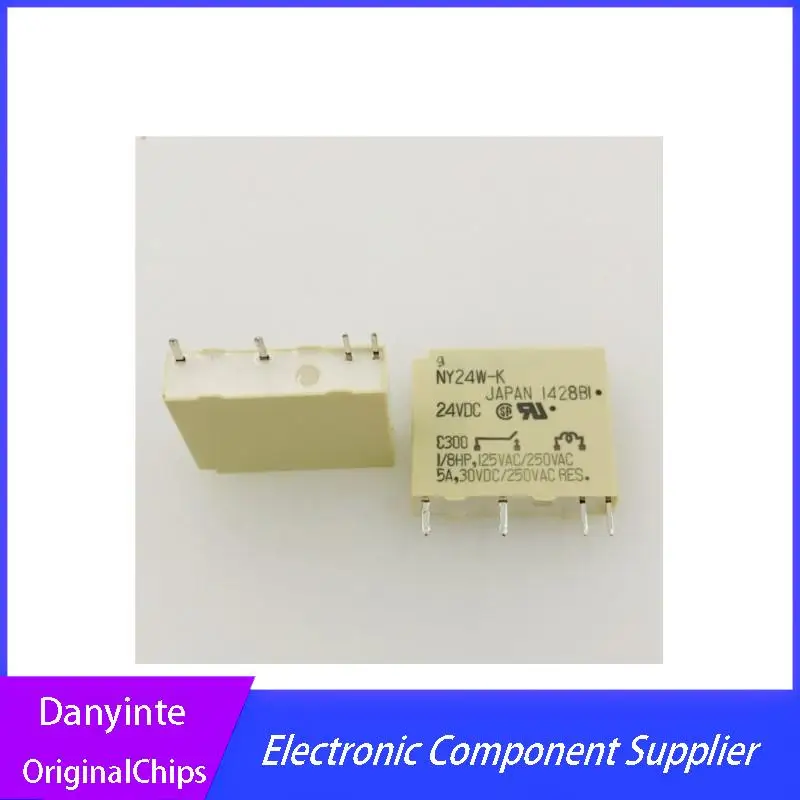 

NEW 10PCS/LOT relay NY24W-K 24VDC 4PIN 5A