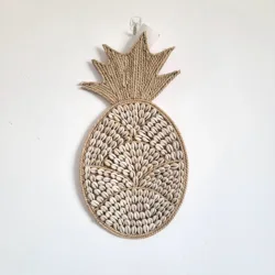 SHELL DECORATIONS-SEA SHELLS-ROOM DECORATION-BOHO HANGING-PINEAPPLE SHAPDE