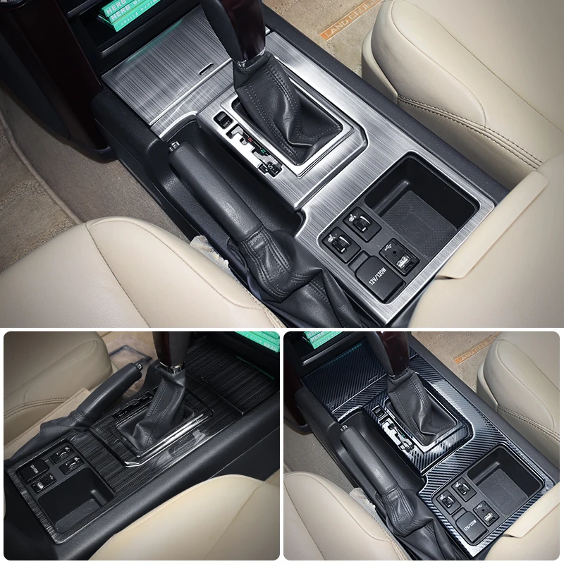 Center Console Gear Gearbox Cover For Toyota Land Cruiser Prado 150 Lc150 Fj150 2010-2017 2016 Interior upgraded Accessories