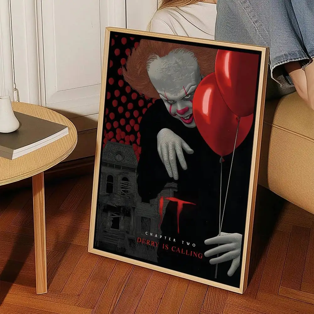 1 قطعة IT It الفصل الأول الرعب المشارك ذاتية اللصق الفن ورقة مقاومة للماء ملصق مقهى بار غرفة جدار ديكور #5