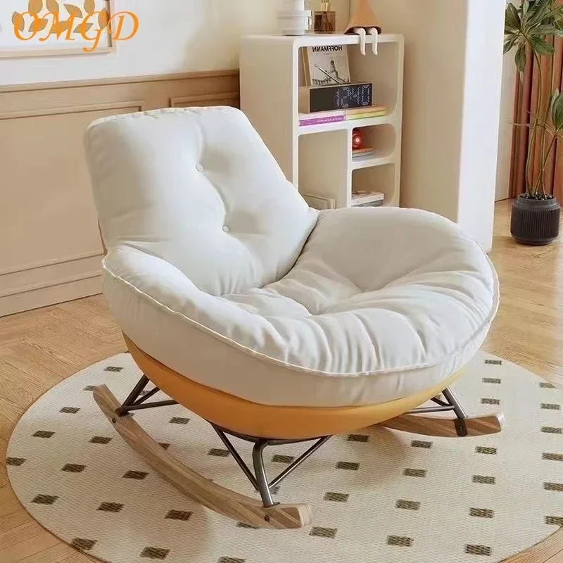 Penguin Rocking Chair Recliner Modern Balcony Home Leisure Chair Single Living Room Light Luxury Leisure Lazy Sofa Rocking Chair