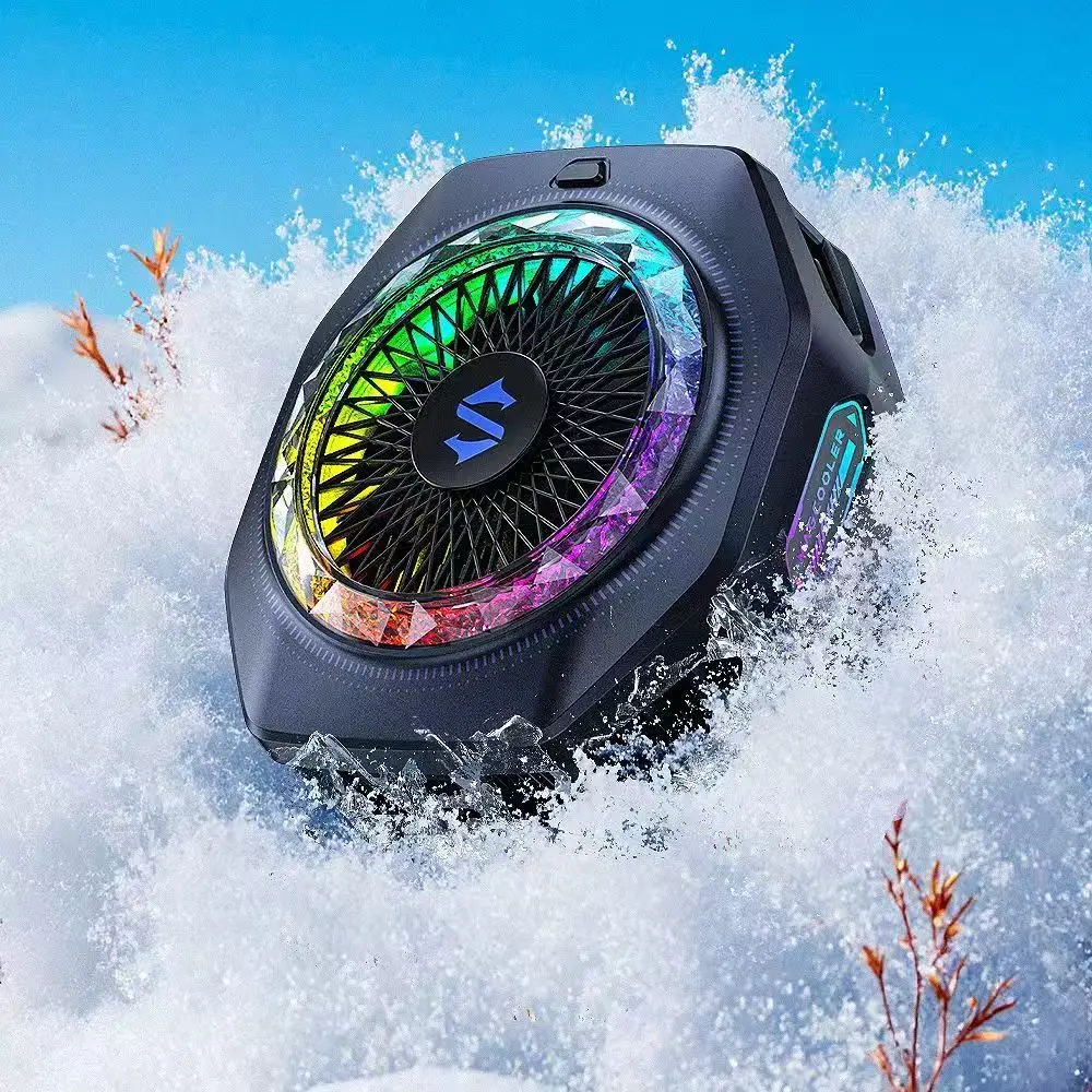 Black Shark 5pro radiator magnetic suction mobile phone frozen cooling back clip semiconductor refrigeration