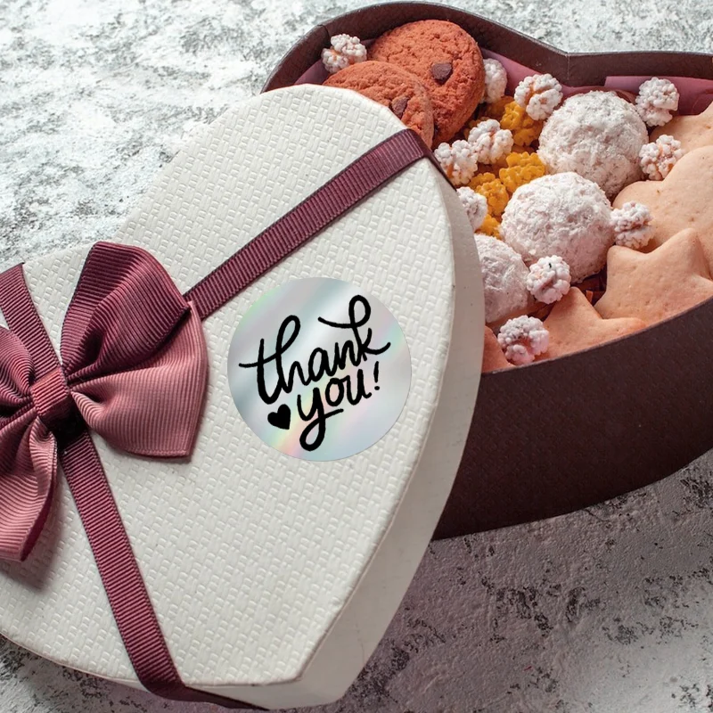 50mm Round Blank Laser Holographic Label PET Shining Rainbow Waterproof Sticker Gift Packaging Use for SK20 P50 M110