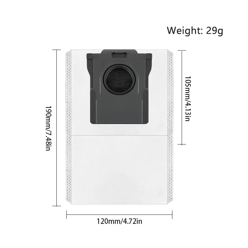 For Dreame X30 X40 Household Appliances Dust Bag Robot Vacuum Cleaner Replacement Garbage Bag Home Appliance