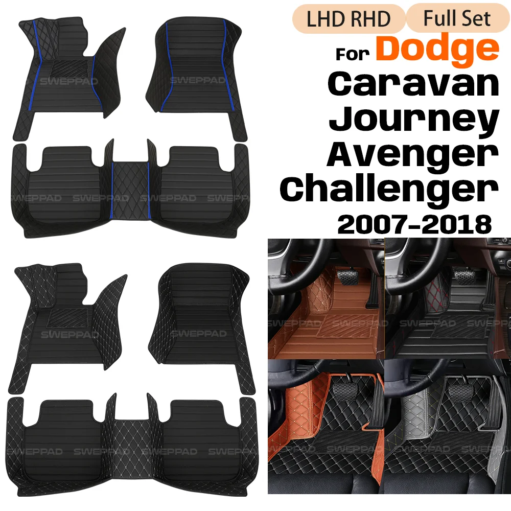 

Для Dodge Caravan Journey Avenger Challenger 2007-2018 автомобильные коврики на заказ, автомобильный ковер, аксессуары для интерьера