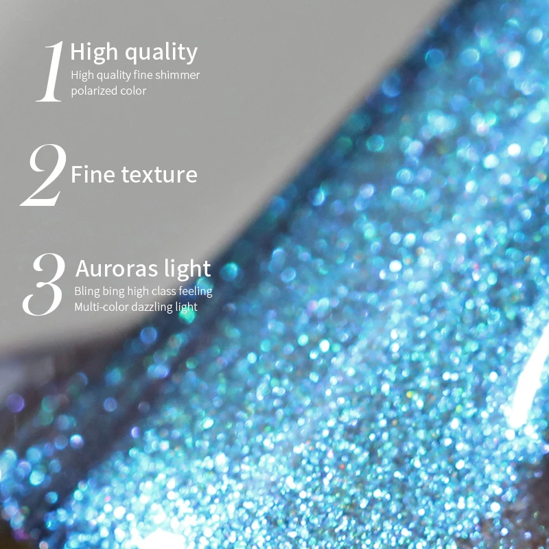 BORN PRETTY 10ml Auroras Blue Cat Magnetic Gel Nail Polish Nail Supplies Vernis Semi Permanent Gel for Spring Summer Nails DIY