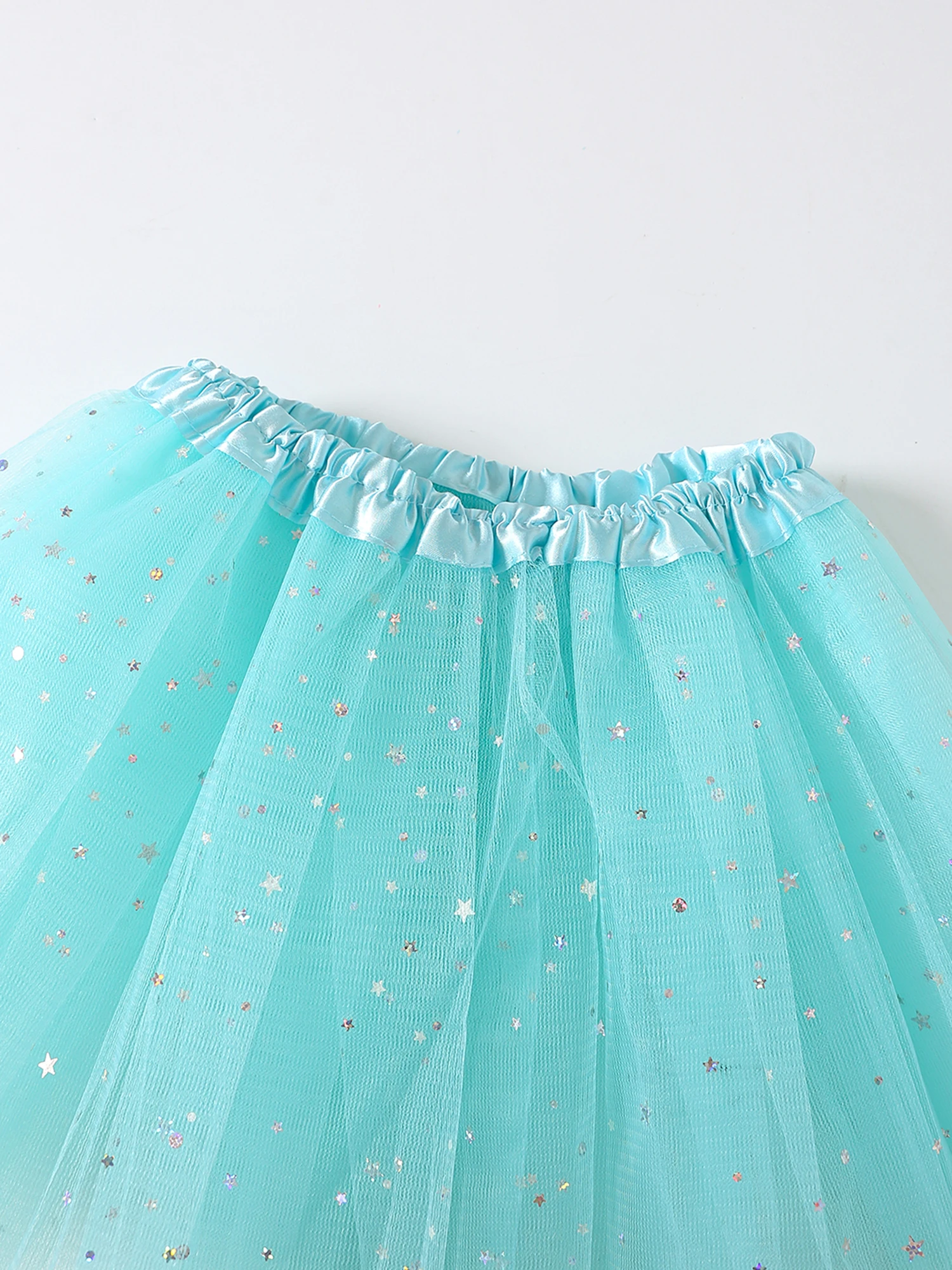 Baby girls Star Glitter Dance Tutu Skirt For Girl Sequin 3 Layers Tulle Toddler Pettiskirt Children Chiffon 2-8T