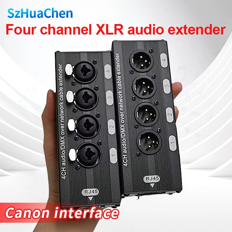 4 Channel 3 Pin Multi Network XLR Cable for Stage Sound Lighting and Recording Studio Male and Female To RJ45 Ethercon