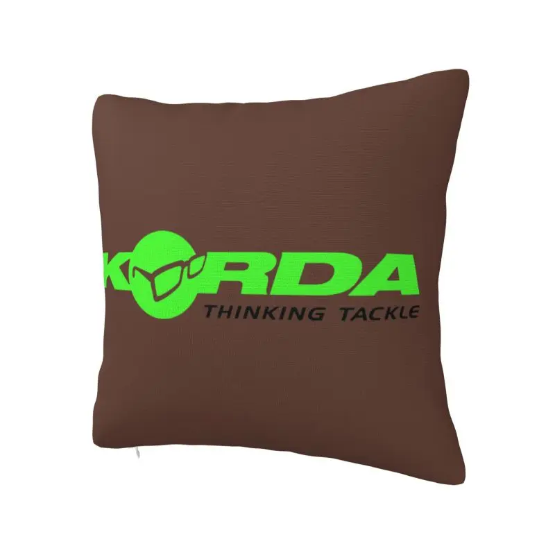 Korda-Fishing Print Nordic Pillow Cover, Almofada De Carpa De Peixe, Presente Do Pescador, Decoração Do Quarto