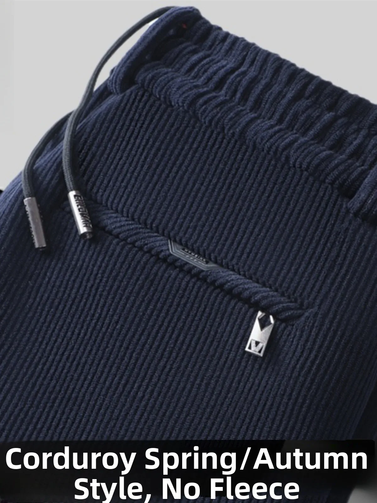 

Men's Casual Corduroy Pants Autumn Winter Thiened Fce Lined Straight Leg Spor Long Trousers Trendy Outerwear