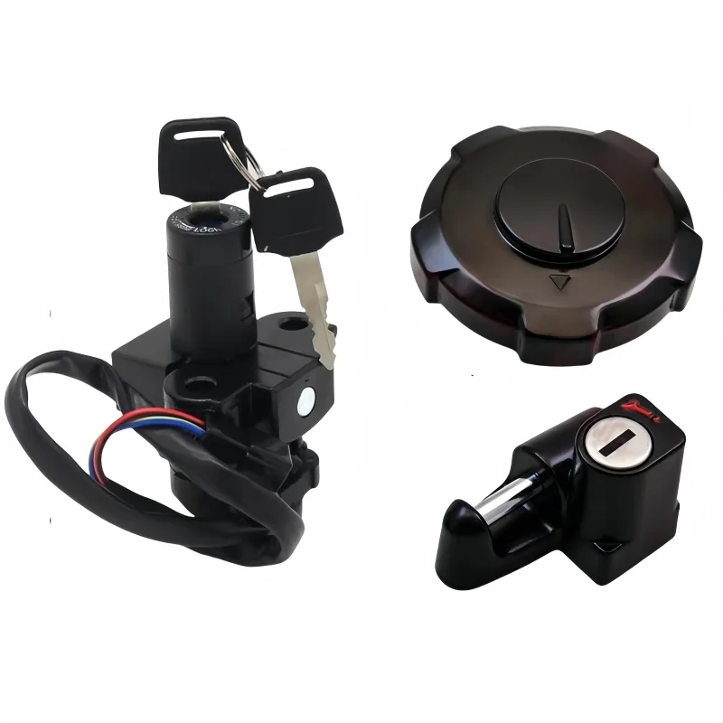 

for Honda XR650 XR650L 1993-2017 XR 650 650L 35010-MY6-680 35010-MY6-L40 Motorcycle Ignition Fuel Gas Tank Cap Cover Lock set