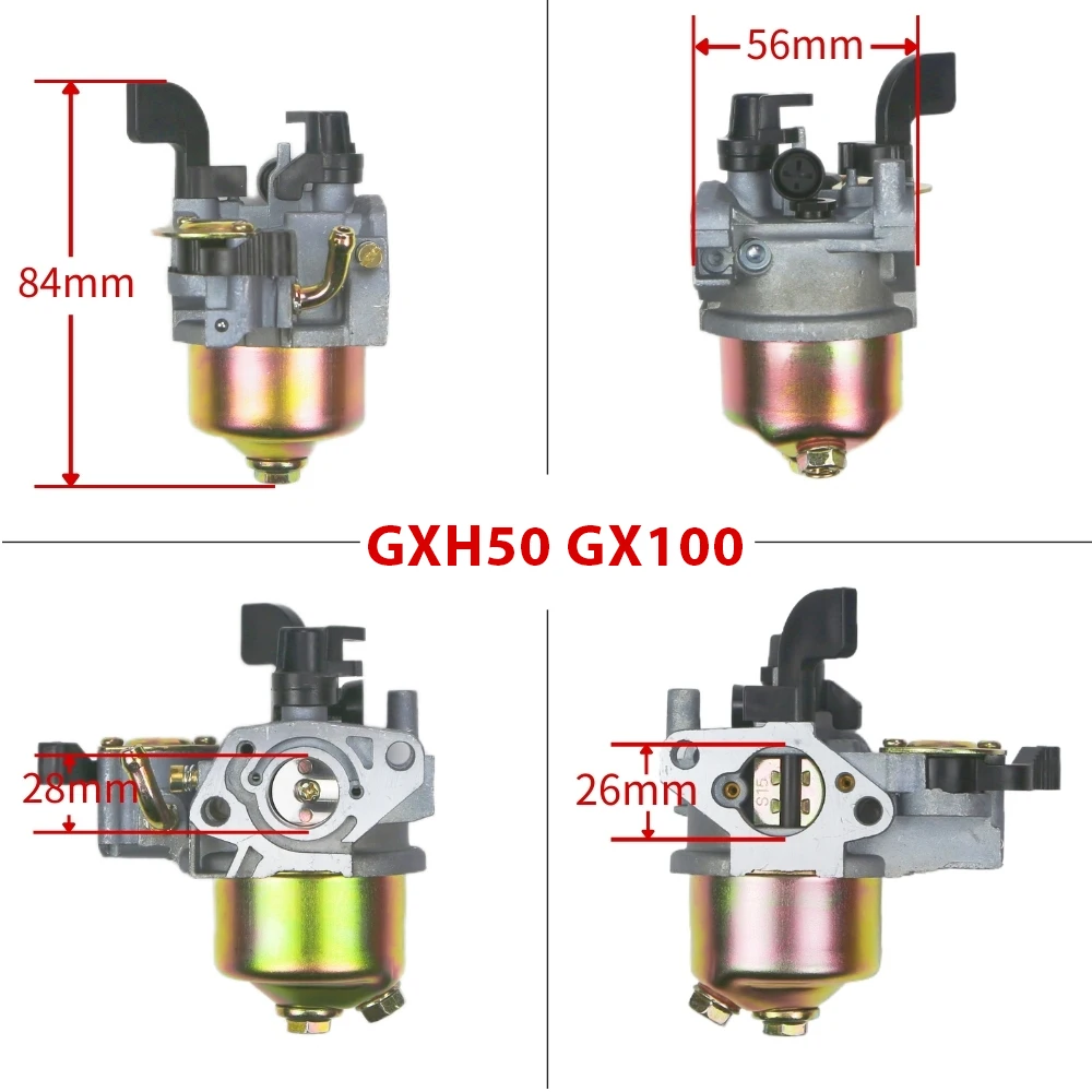 For Honda GX100 GXH50 2.8HP 3HP 152 152F Water Pump 15D 16100 Z0D 003 013 Engine 4-Stroke Lawn Mower Carburetor view 6