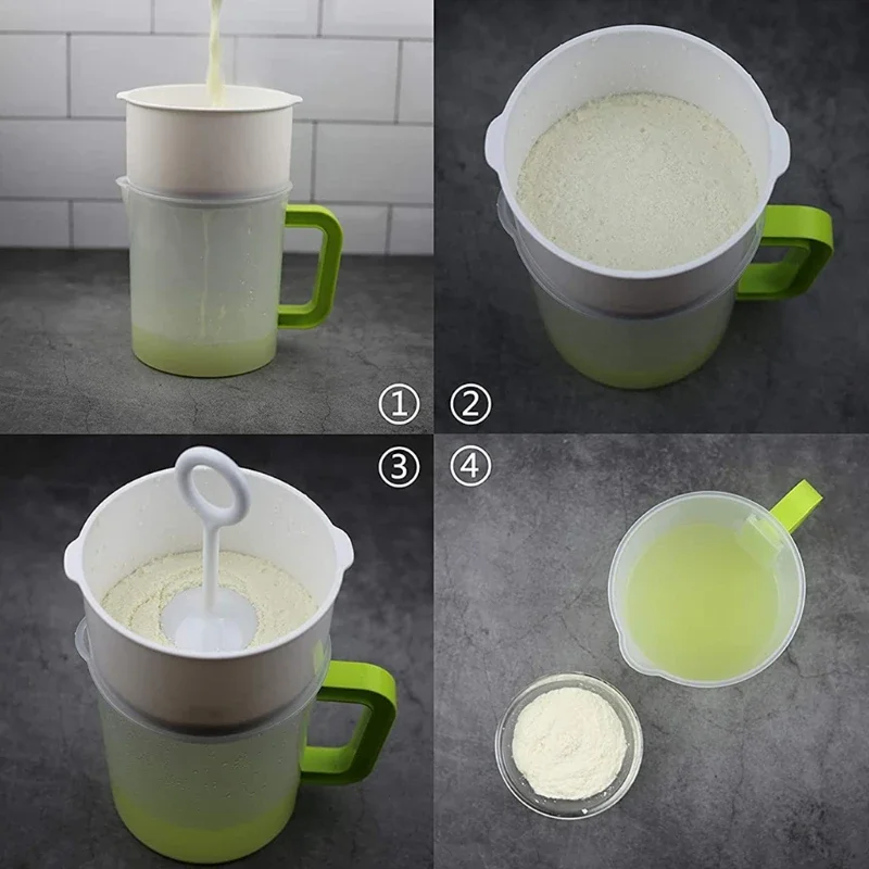 Food Strainer 5 Pcs/set Multiple Usage Soy Milk Juice Tea Filter Reusable Oat Milk Juice Maker Filter Yogurt Strainer Filter