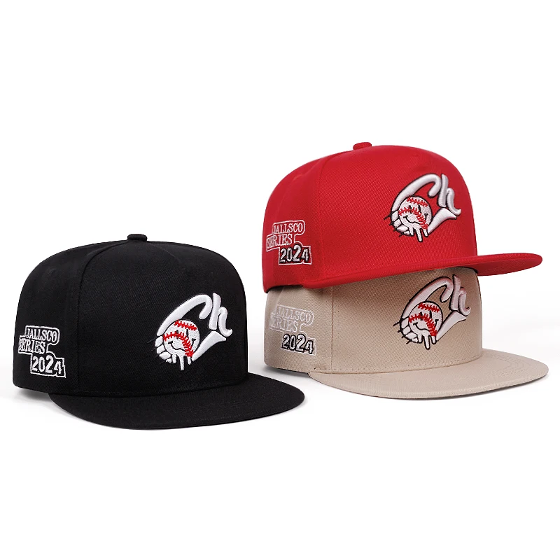 2025 الإبداعية موضة جديدة حافة مسطحة قبعة CH تنس التطريز الشارع الهيب هوب التزلج قبعة الترفيه اليومي ظلة قبعة بيسبول #1