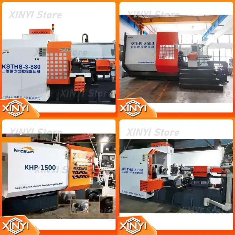 Chinese factory KST-HP-3-880 numerical control heavy horizontal three-axis metal spinning machine