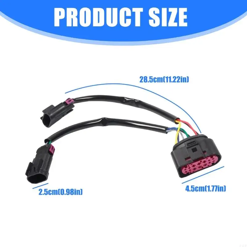 2025 جديد 2 قطعة المصباح إلى مصباح أمامي لجهاز الإسقاط الأسلاك التثبيت السريع لشاحنة 2009-2018 استبدال يسخر التحويل #6