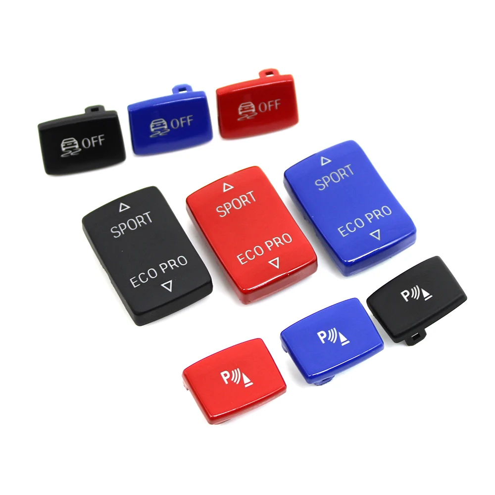 For BMW 1 2 3 4 Series F20 F21 F22 F23 F30 F31 F34 F35 F32 F36 Car ESP Antislip Switch Sport Buttons Radar Sensor Key Blue Red