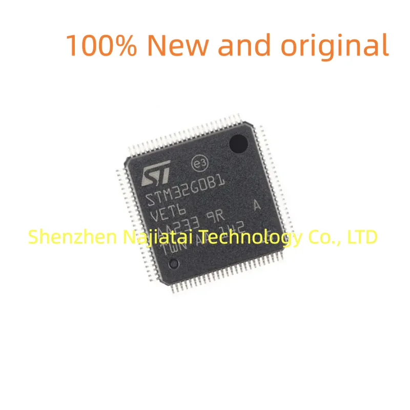 

10 шт./лот, 100% новый оригинальный чип STM32G0B1VET6 STM32G0B1 LQFP100