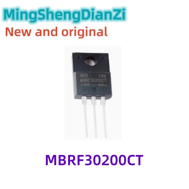 5PCS Brand new MBRF30200CT 30200 TO-220F Schottky Rectifier Diode 30A 200V