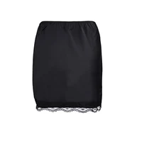 Linad Elegant Satin Embroidery Pencil Skirts Summer Sexy High Waist Split Mini Skirts For Women Fashion Slim Skirt Female 2025 6