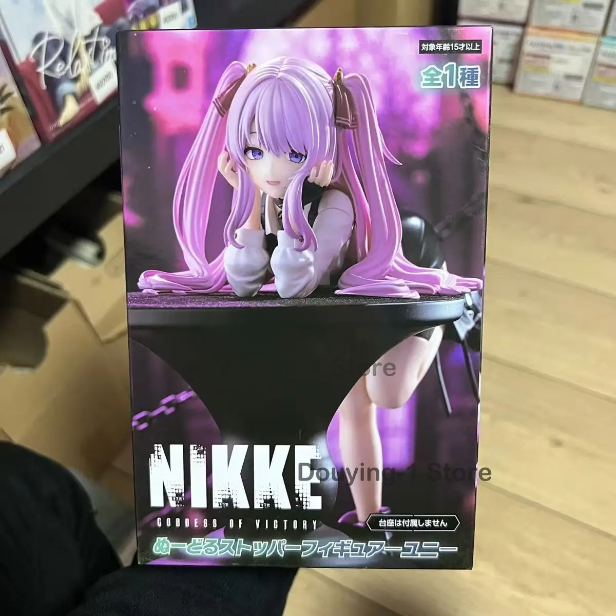 In Stock Fu Ryu Nikke Yuni Instant Noodles Lid Figure Display Item Desktop Ornament Pvc Anime Action Figura Toy