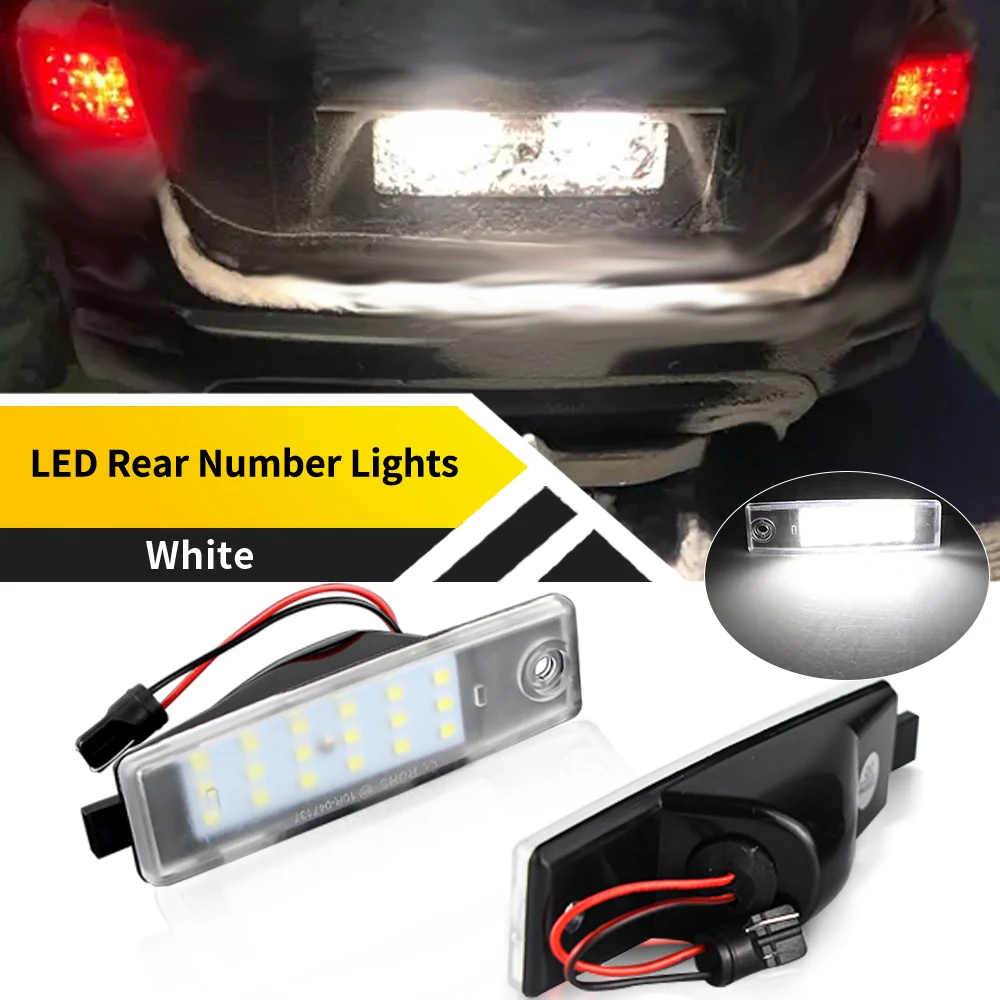 

2Pcs 12V LED Number License Plate Light Lamp for Toyota Highlander - ASU40,GSU4#(NAP) 2009-up Kluger/Highlander - GSU4# 2007-up