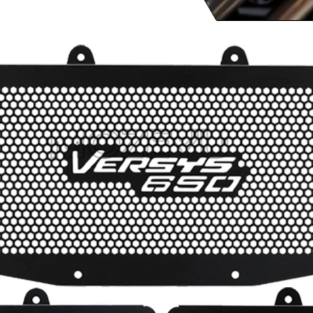 

MOZEYU For KAWASAKI KLE650 VERSYS 650 ABS 2006 2007 2008 2009 KLE 650 Radiator Grille Guard Cover Water Tank Protective
