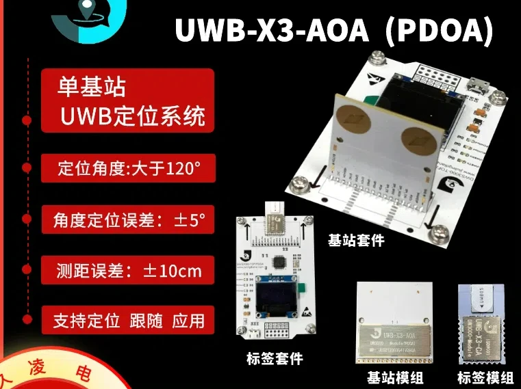 UWB Ranging Indoor Positioning DECAWAV DW3000 PDOA Direction Finding Ranging DWM3001CDK