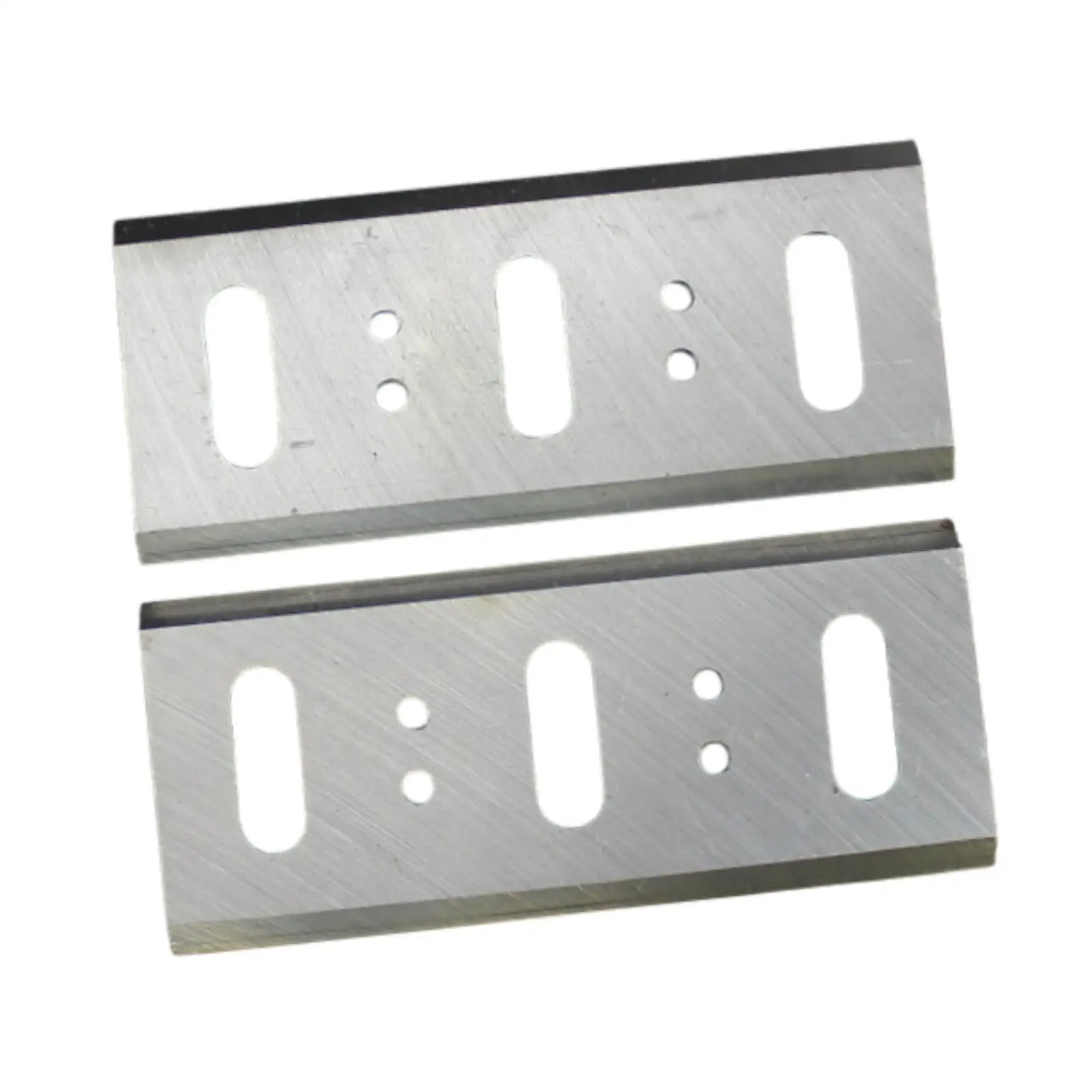 

2 Pieces Electric Planer Blades Sturdy Portable Double Edged High Performance Professional Accessories Woodworking Tool Replace