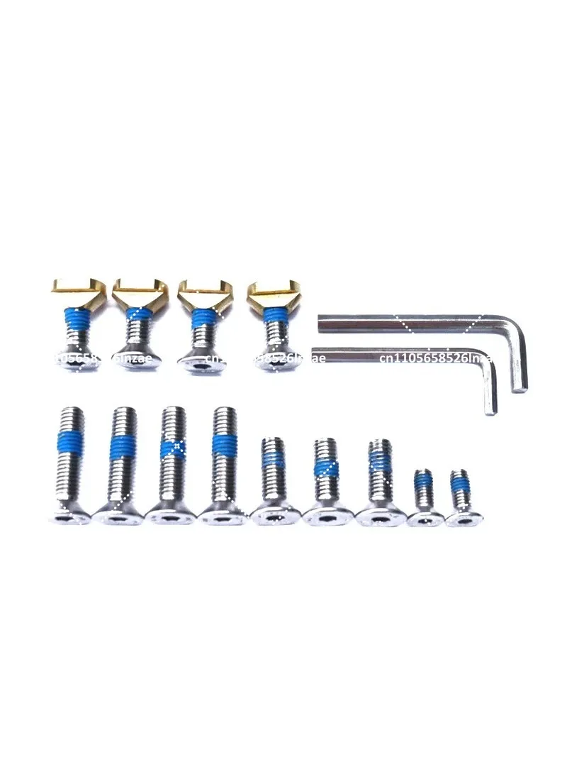 Universal Hydrofoil Mounting Plate with 4 Hole Screws, 316 Stainless Steel Hardware for Surfing Foil Accessories