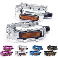 1 Pair MTB Road Mountain Bike Aluminum Alloy Anti-slip Bicycle Cycling Pedals Bicycle Accessories Replacement Parts