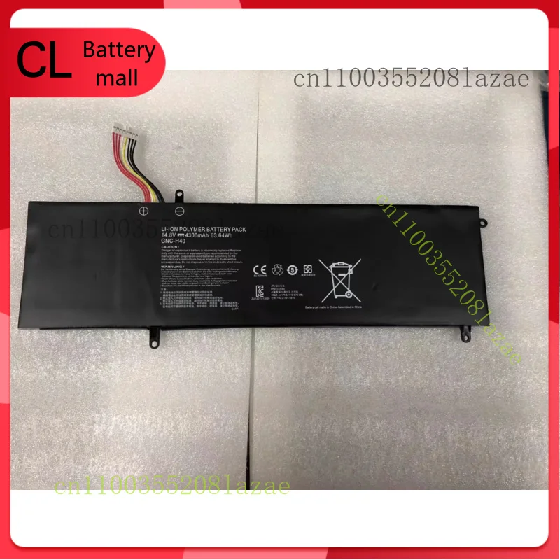 

New 14.8V 63.64Wh Genuine GNC-H40 Battery for GIGABYTE GNC-H40 Series Laptop