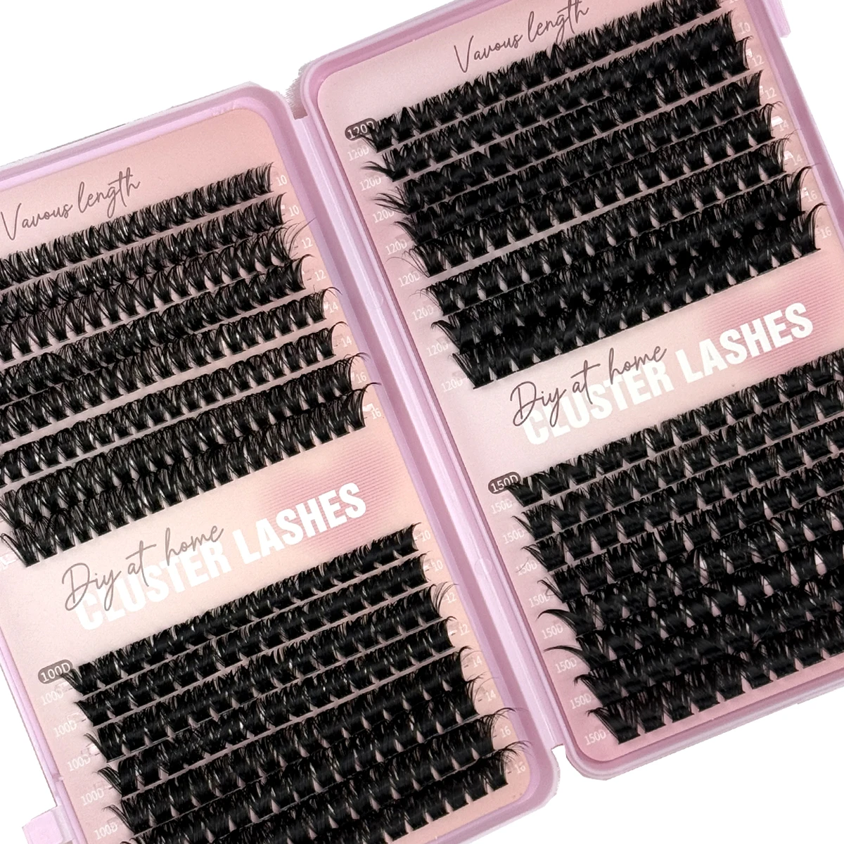 32줄 60-150P 개별 속눈썹 클러스터 D 컬 믹스 속눈썹 클러스터 3D 위스피 DIY 속눈썹 연장 내추럴 속눈썹 속눈썹 북