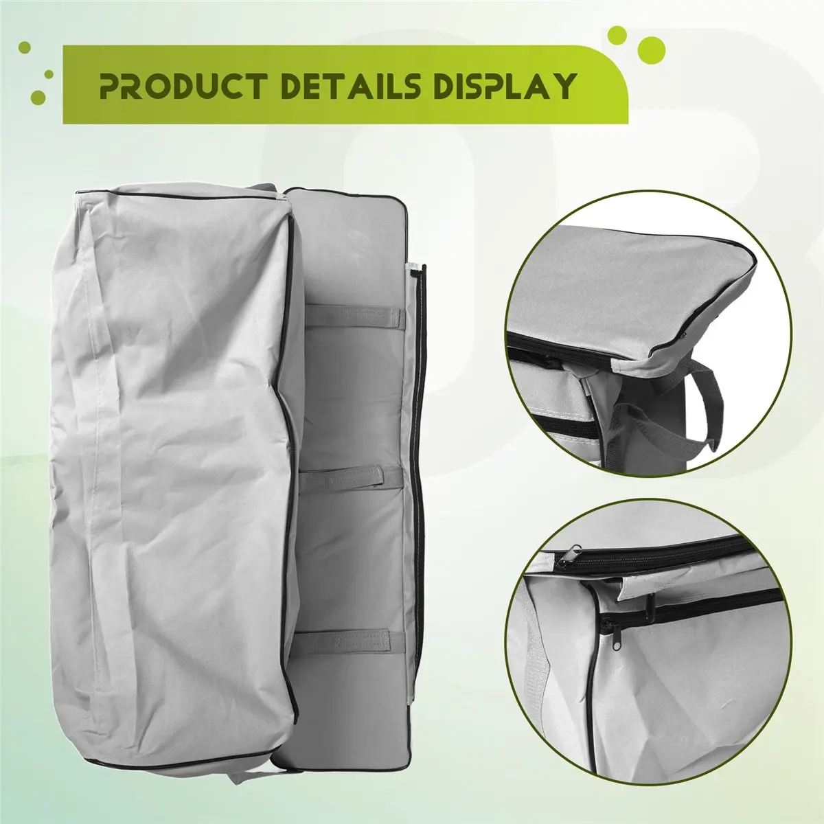 ABJV Canoe Inflatable Boat Seat Storage Bag with Padded Seat Cushion Seat Bag Storage Bag Cushion